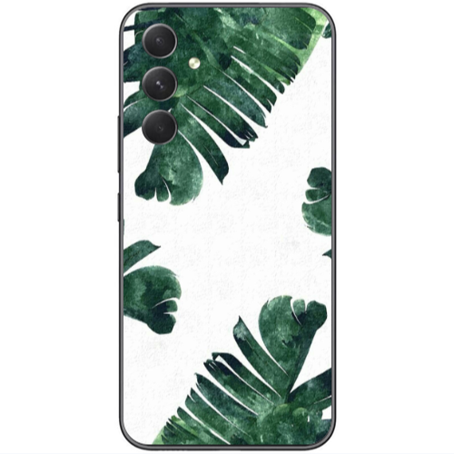 Samsung  Galaxy A05s green Line Transparent Silicone TPU Θήκη