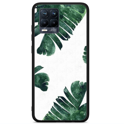 Realme 8 i green Line Black Glossy Θήκη