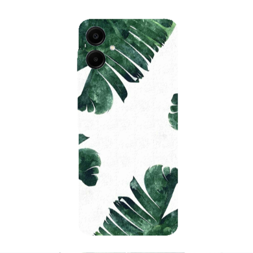 Samsung A06 green Line Transparent Silicone TPU Θήκη