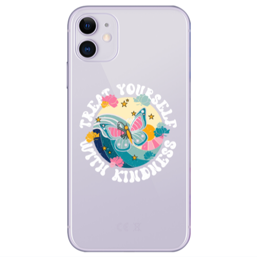 Apple iPhone 11  Kindless Yourself Transparent Silicone TPU Θήκη