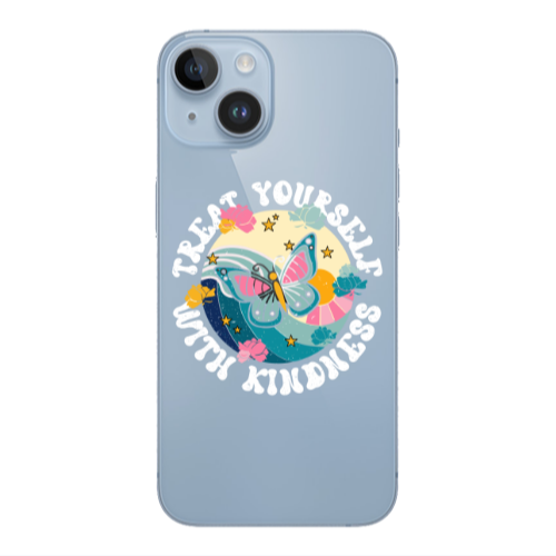 Apple iPhone 14  Kindless Yourself Transparent Silicone TPU Θήκη