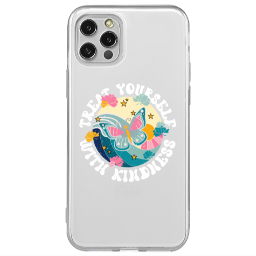 Apple iPhone 12 Pro Kindless Yourself Transparent Silicone TPU Θήκη