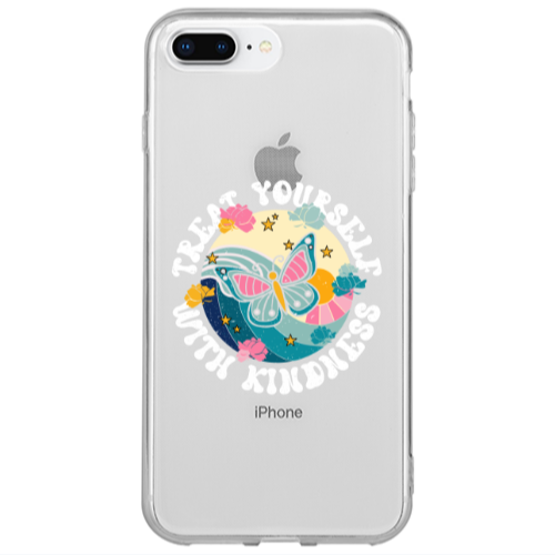 Apple iPhone 7 Plus Kindless Yourself Transparent Silicone TPU Θήκη