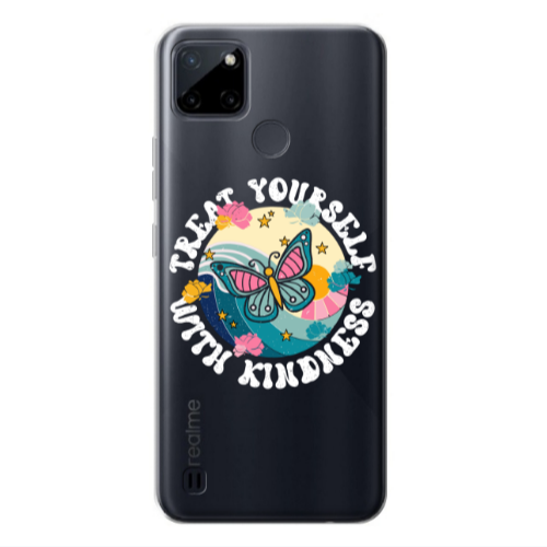 Realme C25Y Kindless Yourself Transparent Silicone TPU Θήκη