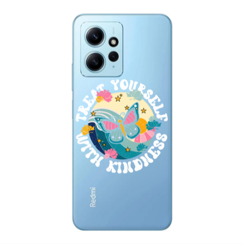 Xiaomi Redmi Note 12 4G Kindless Yourself Transparent Silicone TPU Θήκη