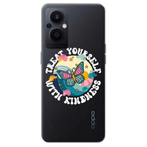 Oppo Reno 7 Lite Kindless Yourself Transparent Silicone TPU Θήκη