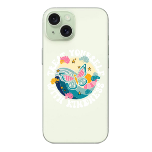 Apple iPhone 15 Kindless Yourself Transparent Silicone TPU Θήκη