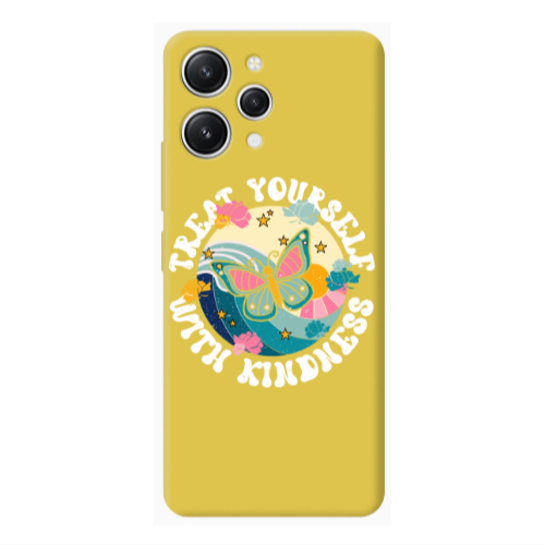 Xiaomi Redmi 12 Kindless Yourself Yellow Colored Silicone TPU Θήκη