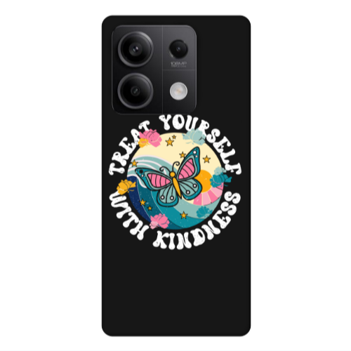 Xiaomi Redmi Note 13Pro 5G Kindless Yourself Black Colored Silicone TPU Θήκη