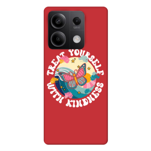 Xiaomi Redmi Note 13Pro 5G Kindless Yourself Red Colored Silicone TPU Θήκη