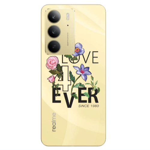 Realme C 75 Love for ever Transparent Silicone TPU Θήκη