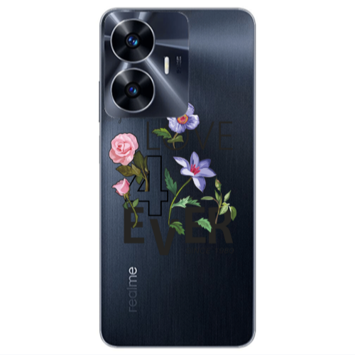 Realme Note 50 Love for ever Transparent Silicone TPU Θήκη