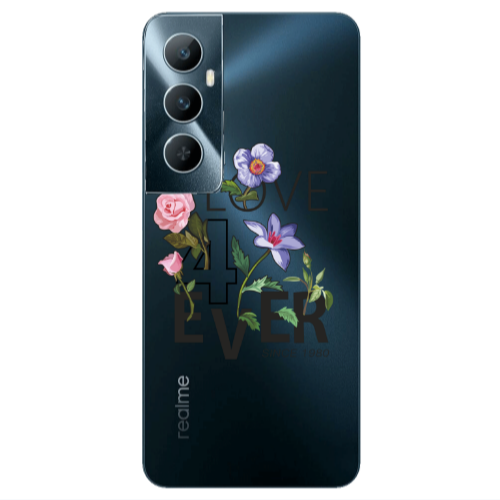 Realme C65 Love for ever Transparent Silicone TPU Θήκη