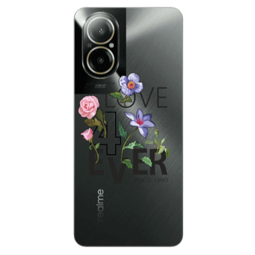 Realme C67 Love for ever Transparent Silicone TPU Θήκη
