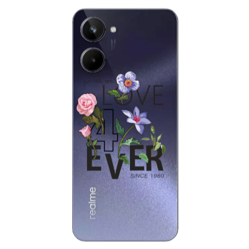 Realme 10 Love for ever Transparent Silicone TPU Θήκη