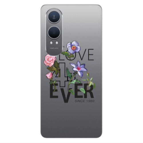 Oneplus Nord Ce 4 lite Love for ever Transparent Silicone TPU Θήκη