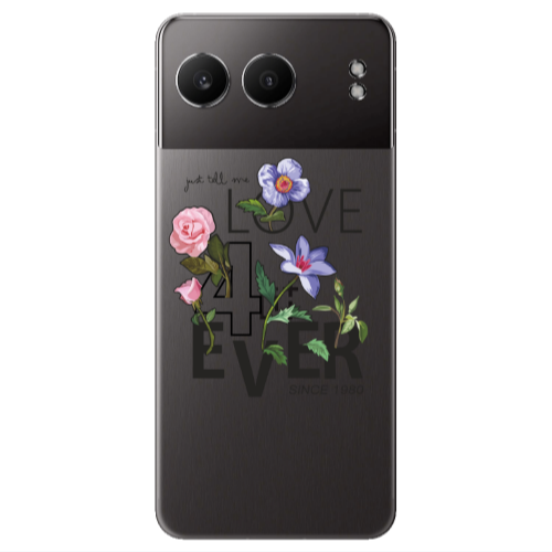 Oneplus Nord 4 Love for ever Transparent Silicone TPU Θήκη