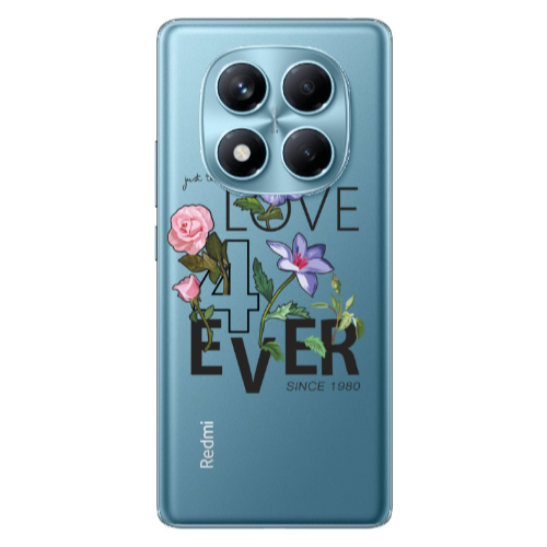 Xiaomi Redmi Note 14 Pro Love for ever Transparent Silicone TPU Θήκη