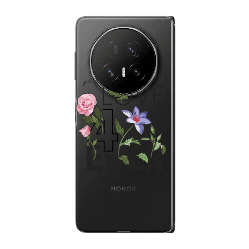 Honor Magic V5 Love for ever Transparent Silicone TPU Θήκη