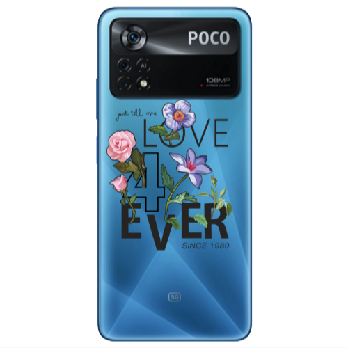 Xiaomi Poco X4 Pro Love for ever Transparent Silicone TPU Θήκη