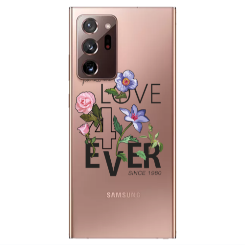 Samsung Note 20 Plus Love for ever Transparent Silicone TPU Θήκη