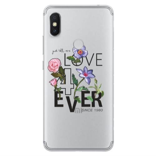 Xiaomi Redmi S2 Love for ever Transparent Silicone TPU Θήκη