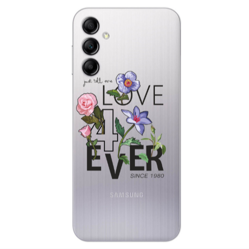 Samsung A24 Love for ever Transparent Silicone TPU Θήκη