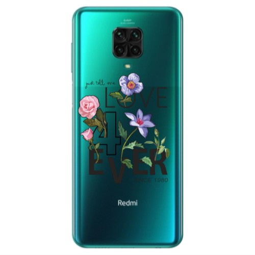 Xiaomi Redmi Note 9S Love for ever Transparent Silicone TPU Θήκη