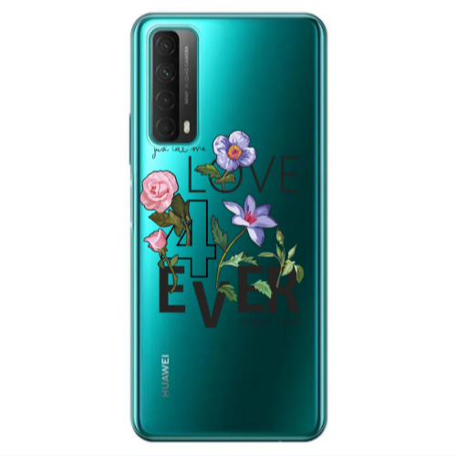 Huawei P Smart 2021 Love for ever Transparent Silicone TPU Θήκη