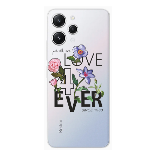 Xiaomi Redmi 12 Love for ever Transparent Silicone TPU Θήκη