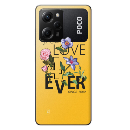 Xiaomi Poco X5 Pro Love for ever Transparent Silicone TPU Θήκη