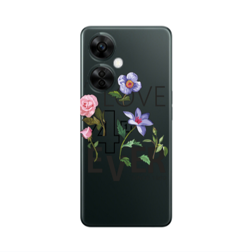 Oneplus Nord CE 3 Lite 5G Love for ever Transparent Silicone TPU Θήκη
