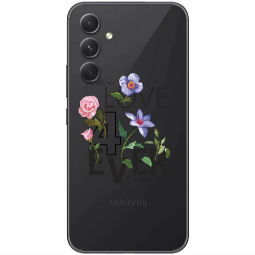Samsung Galaxy A25 Love for ever Transparent Silicone TPU Θήκη