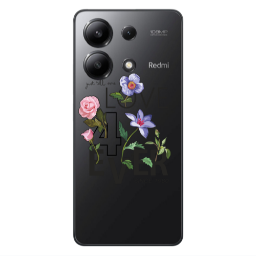 Xiaomi Redmi Note 13 4G Love for ever Transparent Silicone TPU Θήκη