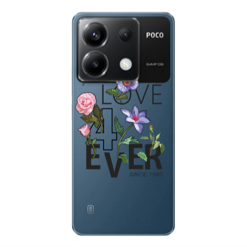Xiaomi Poco X6 5G Love for ever Transparent Silicone TPU Θήκη