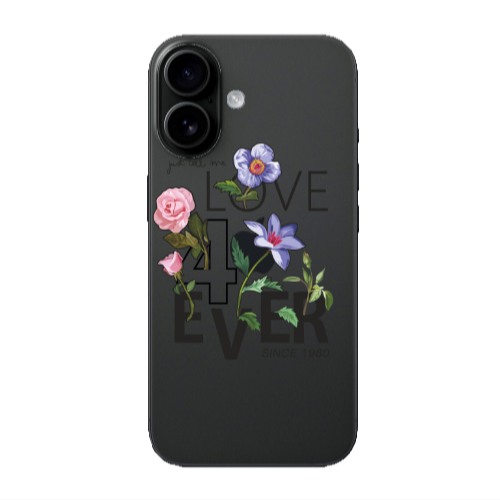 Apple Iphone 16 Love for ever Transparent Silicone TPU Θήκη