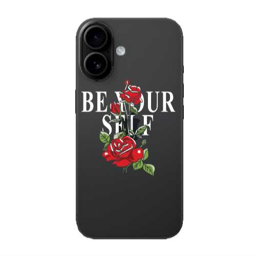 Apple Iphone 16 plus Be Your Self Transparent Silicone TPU Θήκη