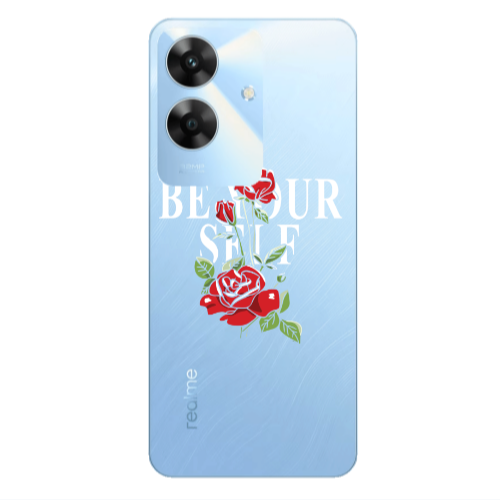 Realme Note 60 Be Your Self Transparent Silicone TPU Θήκη