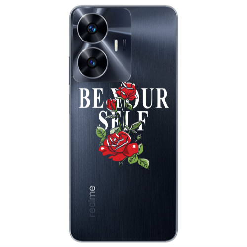 Realme Note 50 Be Your Self Transparent Silicone TPU Θήκη