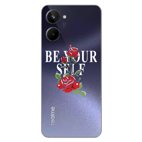 Realme 10 Be Your Self Transparent Silicone TPU Θήκη
