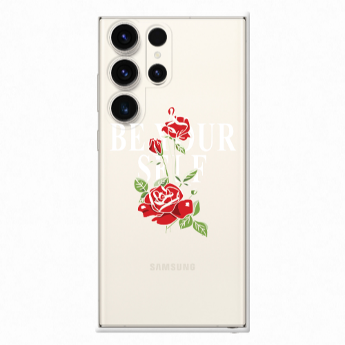 Samsung S25 Ultra Be Your Self Transparent Silicone TPU Θήκη