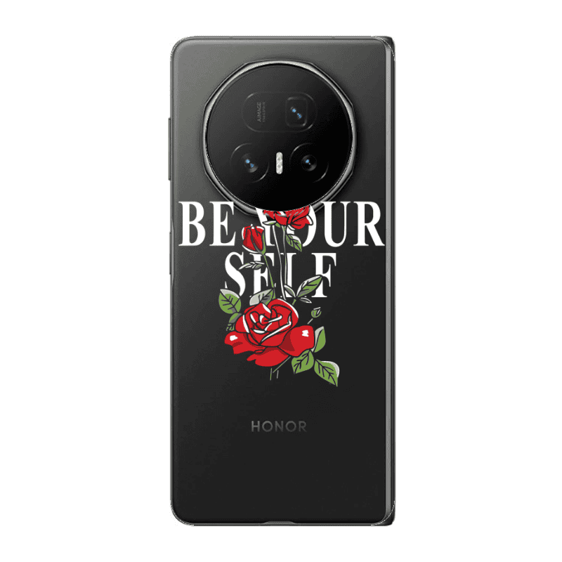 Honor Magic V5 Be Your Self Transparent Silicone TPU Θήκη