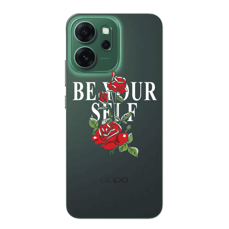 Oppo 14 F Be Your Self Transparent Silicone TPU Θήκη