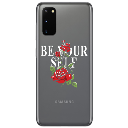 Samsung S20 Be Your Self Transparent Silicone TPU Θήκη