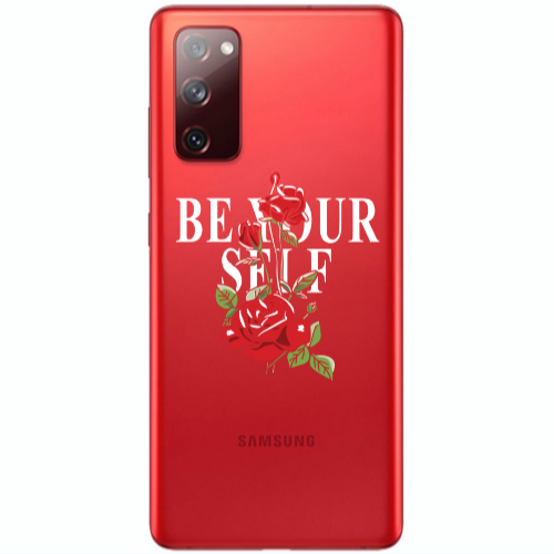 Samsung S20 FE Be Your Self Transparent Silicone TPU Θήκη