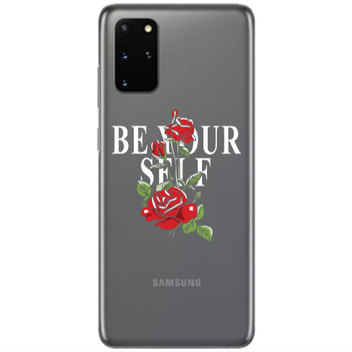 Samsung S20 Plus Be Your Self Transparent Silicone TPU Θήκη