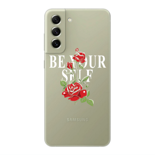 Samsung S22 Plus Be Your Self Transparent Silicone TPU Θήκη