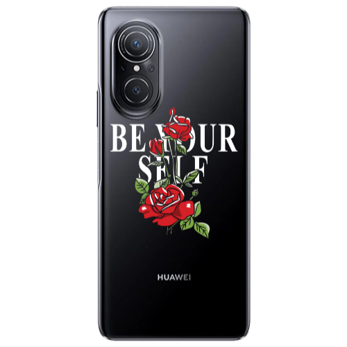 Huawei Nova 9 SE Be Your Self Transparent Silicone TPU Θήκη