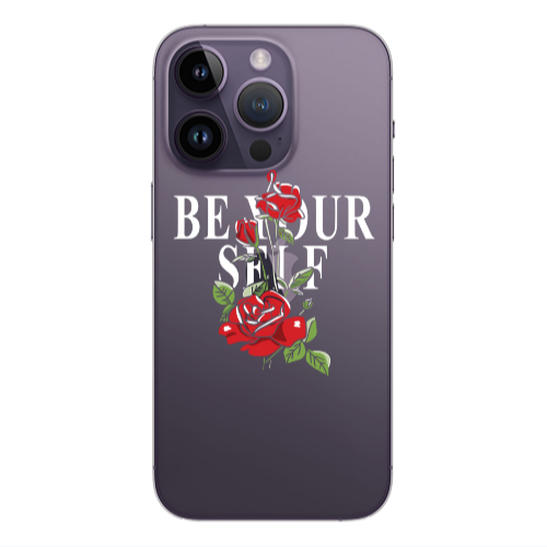 Apple iPhone 14 Pro  Be Your Self Transparent Silicone TPU Θήκη