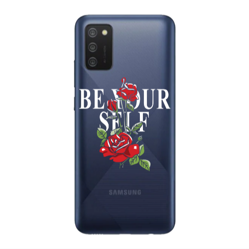Samsung A03S Be Your Self Transparent Silicone TPU Θήκη
